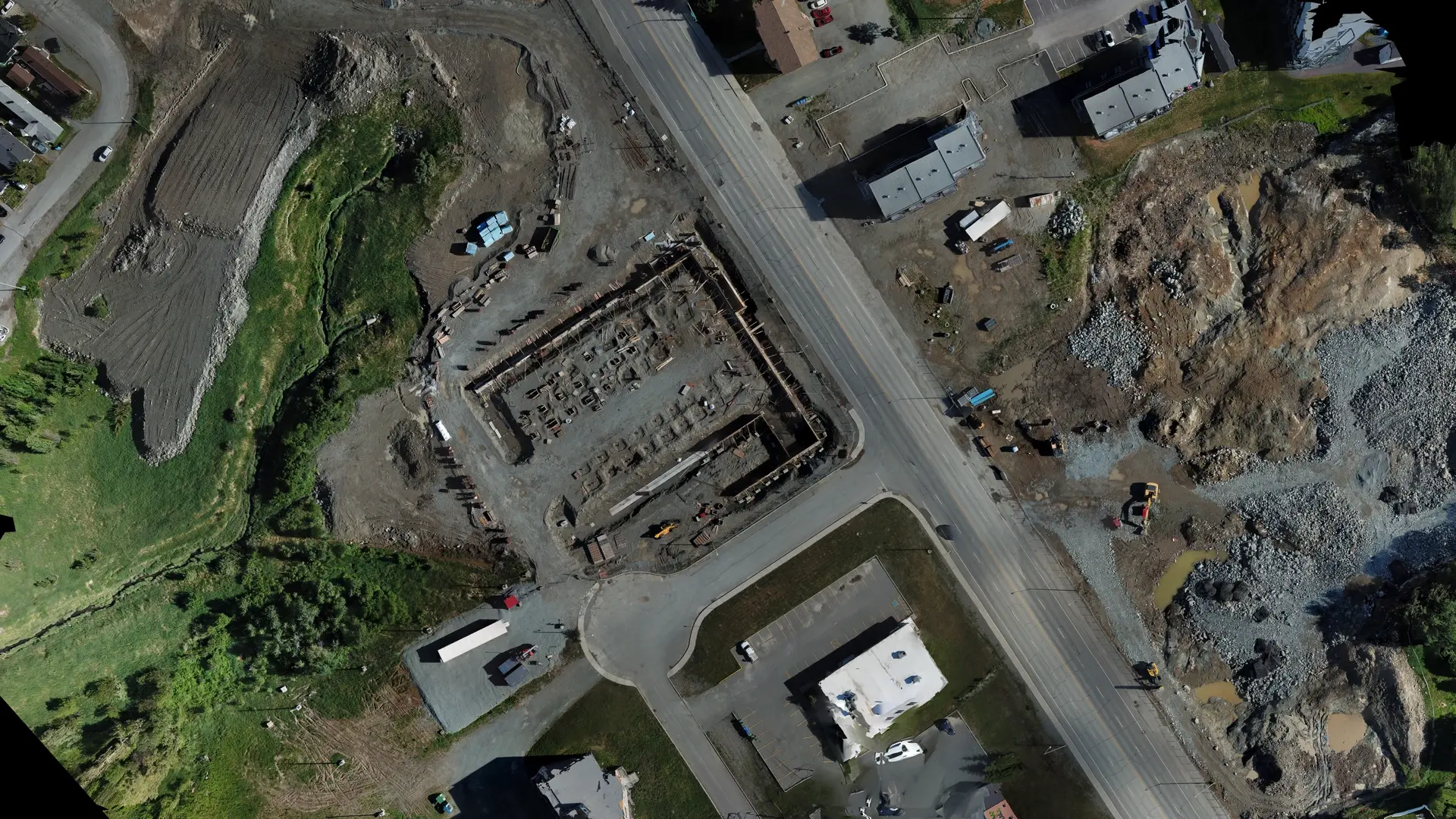 Chantier de construction · suivi Jour 1 / Jour 2