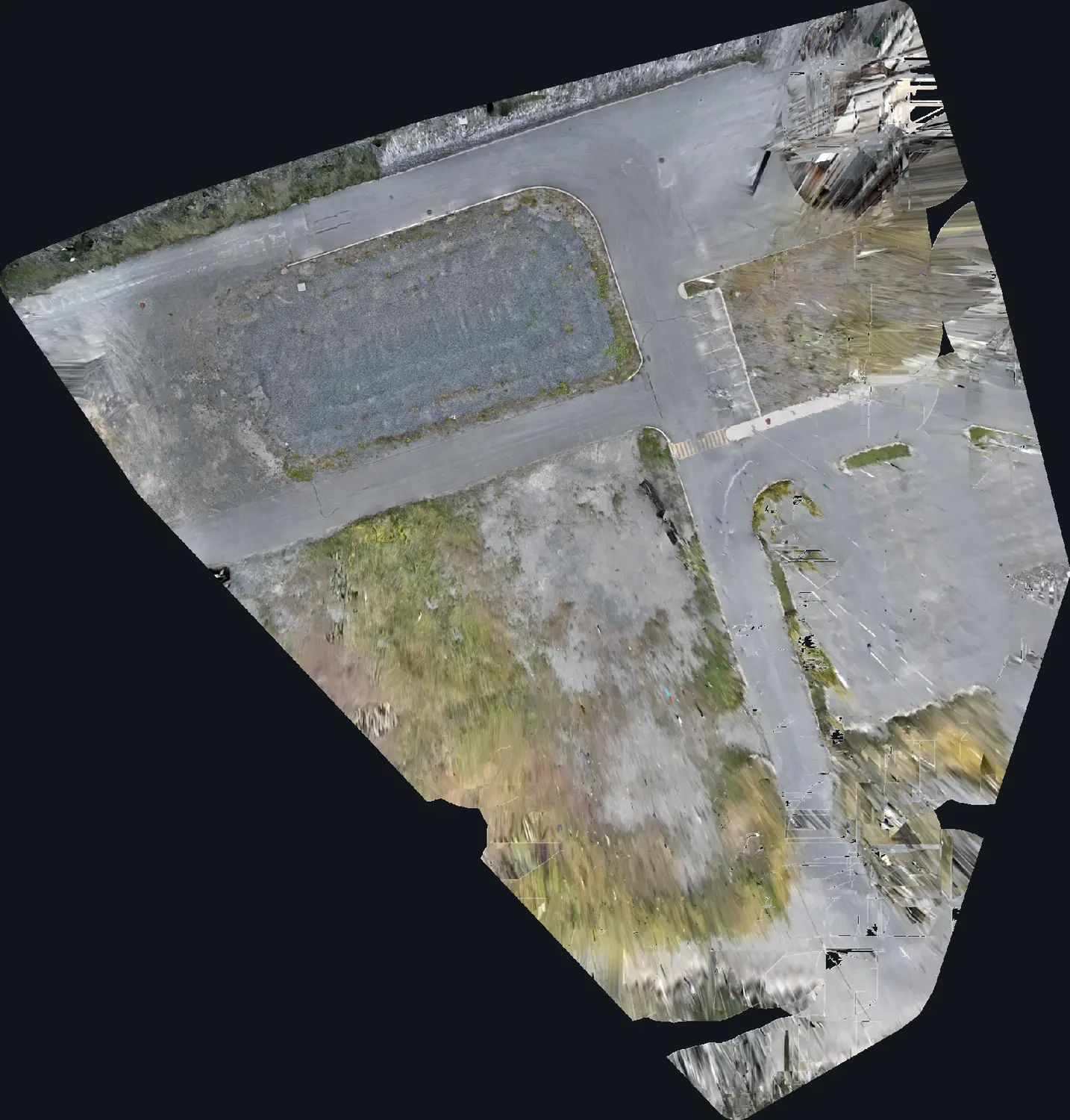 Tas de granulats, Rouyn-Noranda