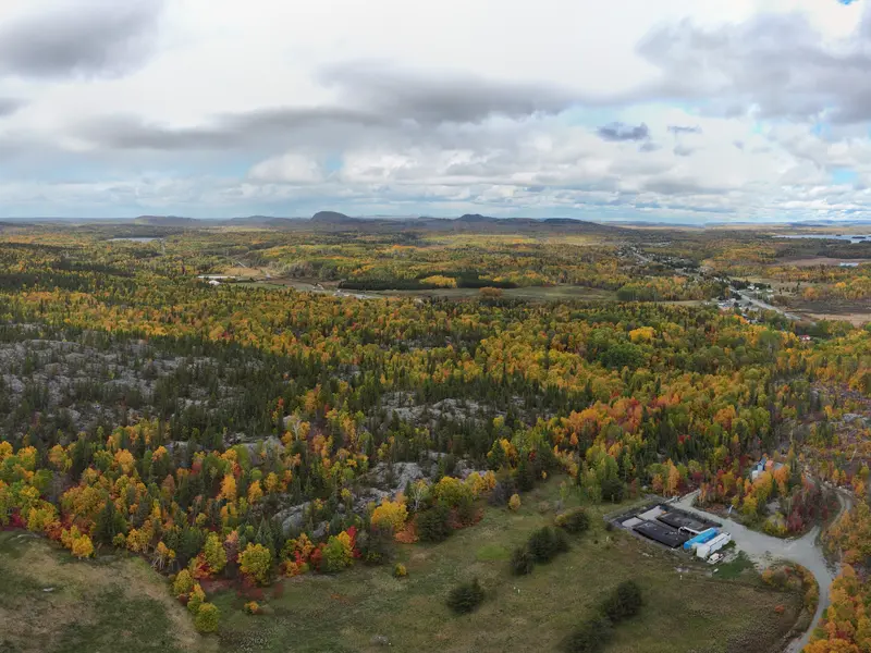 Panorama 360° : Lac-Dufault en automne