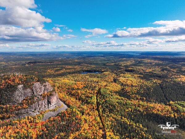 Mont Chaudron · vue vers le nord